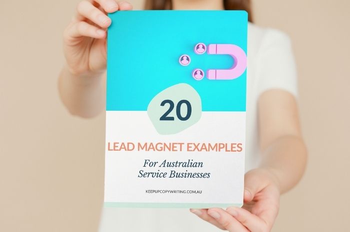Free download 20 lead magnet examples for Australian service businesses