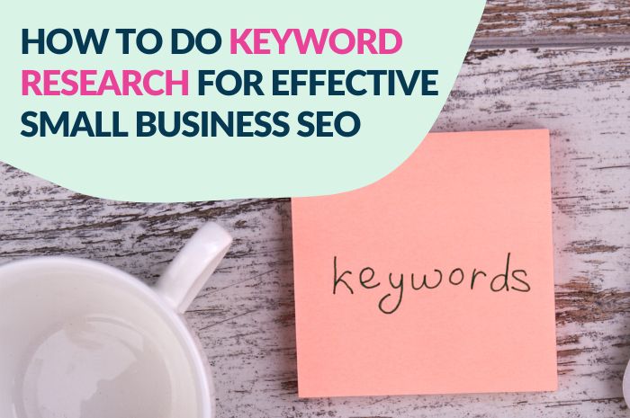 How to do keyword research for small business SEO